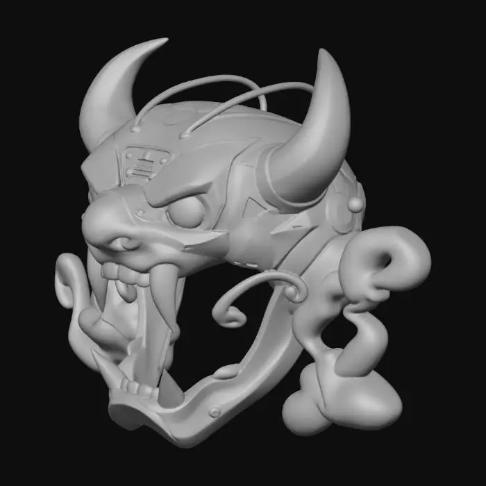 3D model for Neon Oni