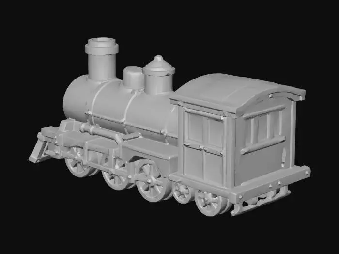 3D model for Steampunk Locomotive