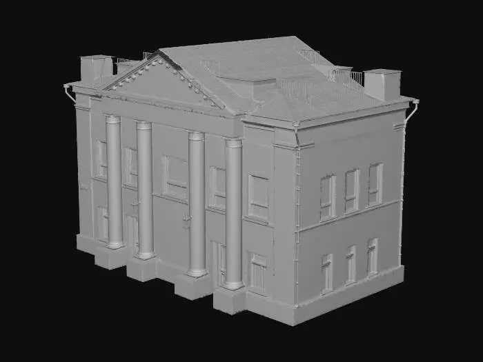 3D model for Neoclassical Facade
