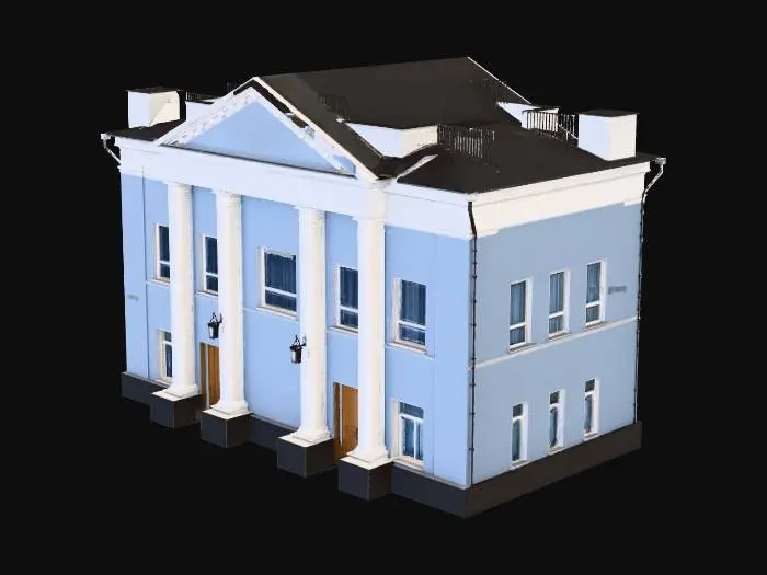 3D model for Neoclassical Facade