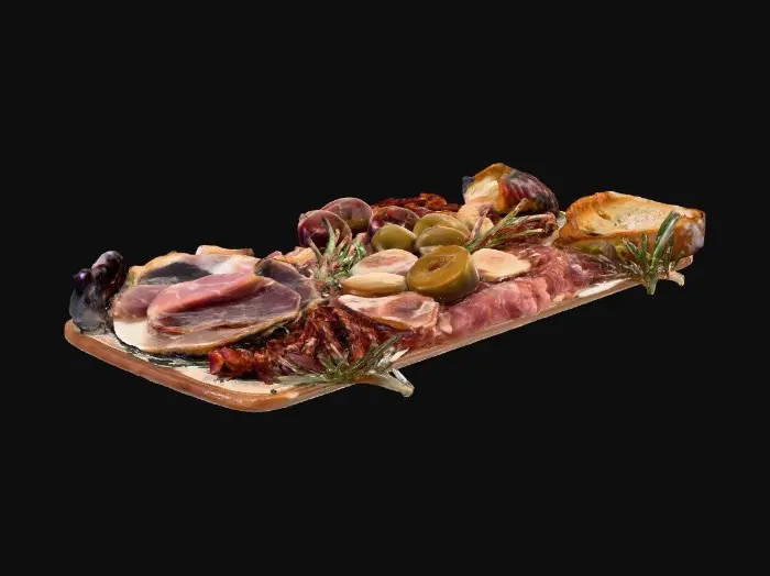 3D model for Gourmet Charcuterie Board
