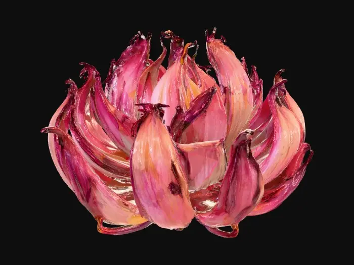3D model for Roasted Onion Blossom