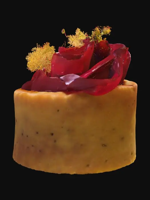 3D model for Crimson Petal Tart