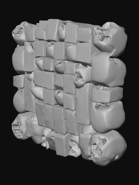3D model for Olive and Feta Mosaic