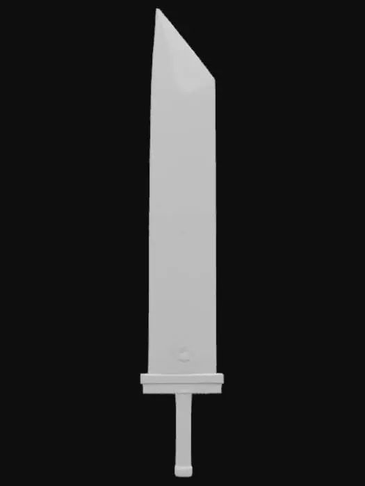 3D model for Buster Blade