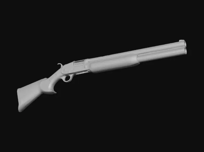 3D model for pompalı tüfek