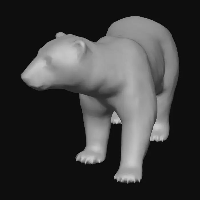 3D model for polar bear