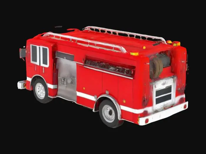 3D model for fire engine