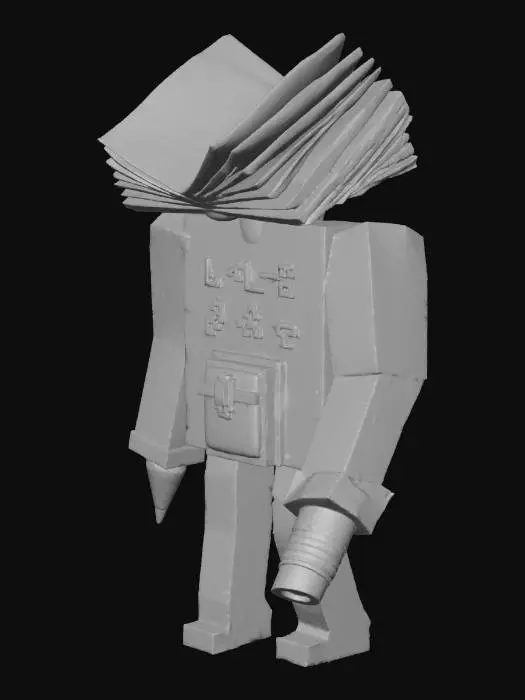 3D model for Mathbot in Minecraft