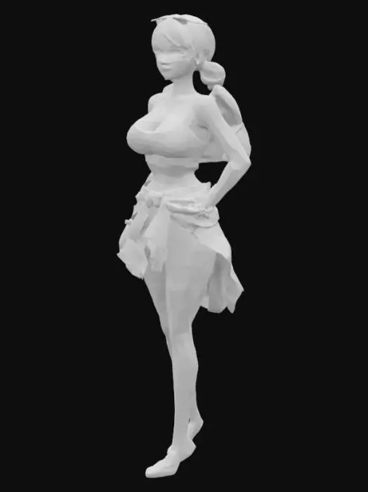 3D model for Sunlit City Stroll