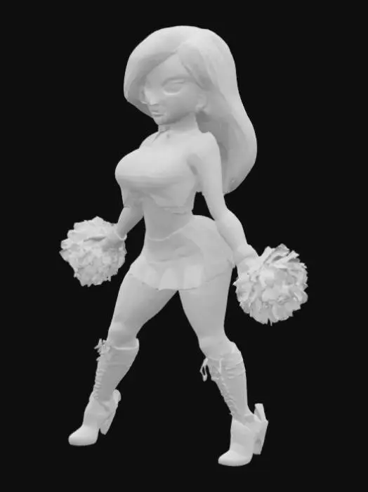 3D model for Cheerleader Spirit