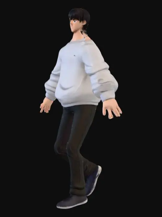 3D model for Toji Fushiguro