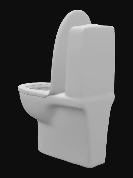 3D model for toilet