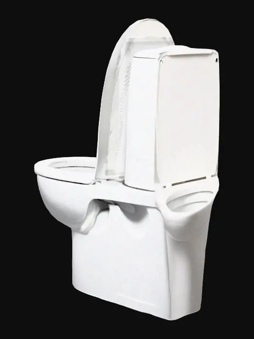 3D model for toilet