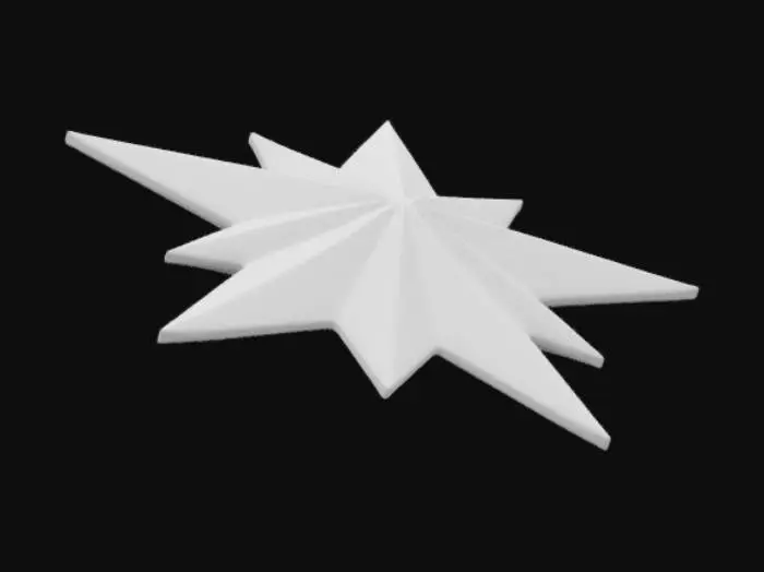 3D model for creat a star that brings hope in dark times, #ChristmasAdventure#