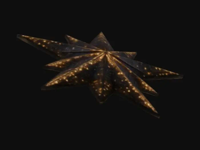 3D model for creat a star that brings hope in dark times, #ChristmasAdventure#