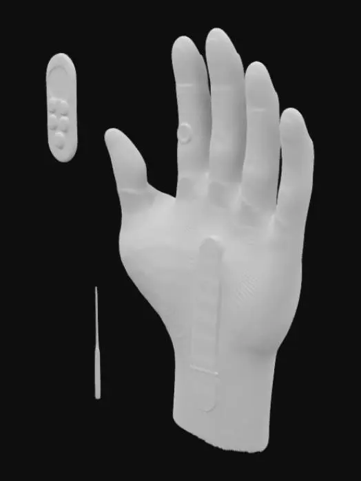 3D model for Cyber Glove Controller