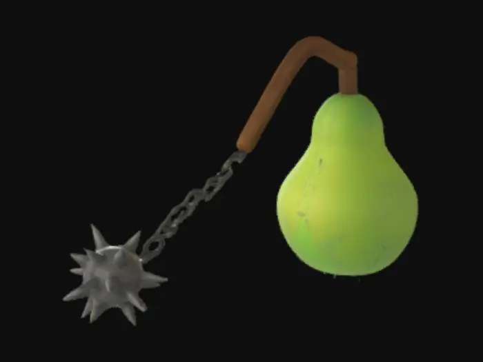 3D model for Pearflail, #SketchTo3D#