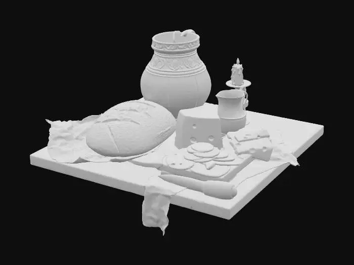 3D model for #food#, Rustic Feast