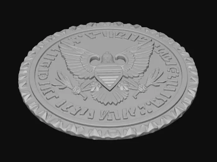 3D model for Gullideckel, bürgersteig, amerikanisch