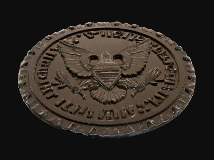 3D model for Gullideckel, bürgersteig, amerikanisch