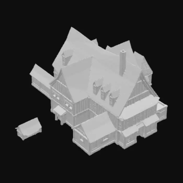 3D model for Cabin in the Mist