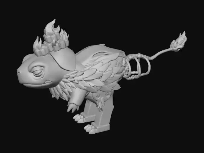 3D model for Flamewired Tortoise