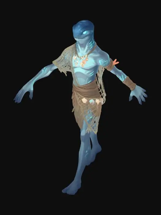3D model for Tidebound Shaman