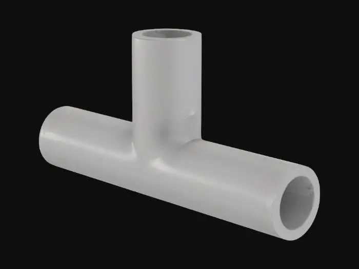 3D model for 复合材料三通管件