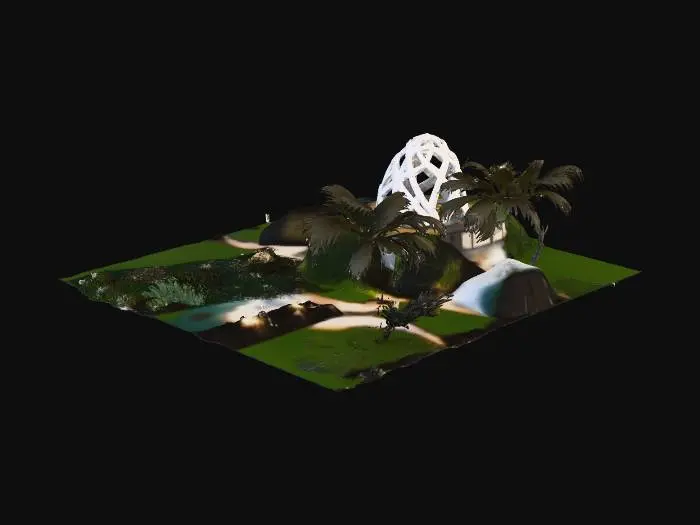 3D model for Starlit Oasis