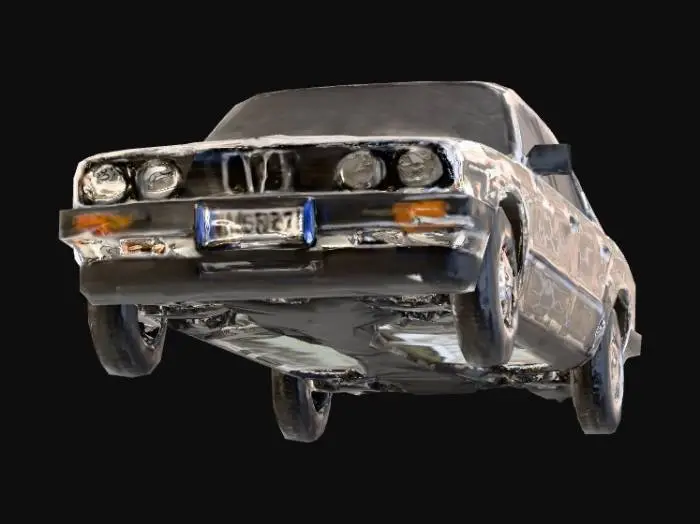 3D model for White Classic BMW