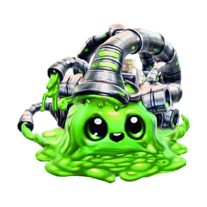 Modelo 3D de Mecha Slime - Pets, gerado por IA