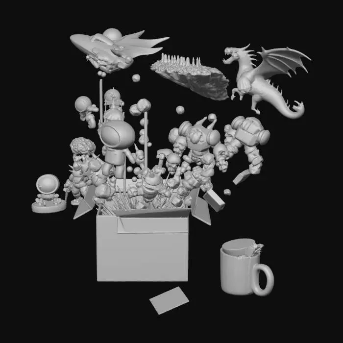 3D model for Three Years Together