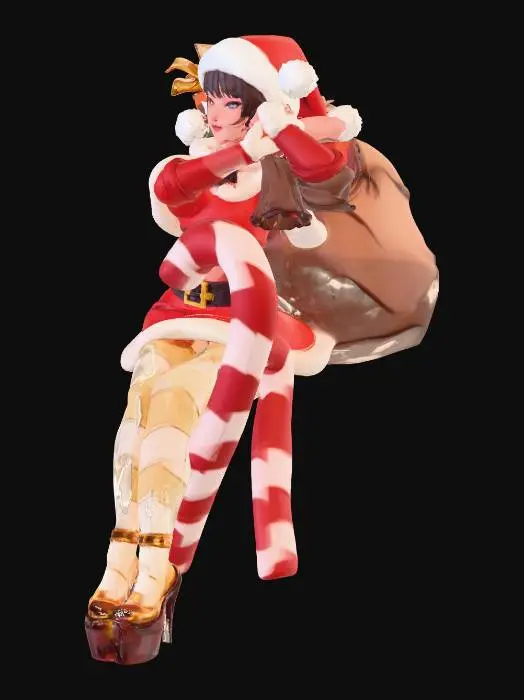 3D model for Santa's Helper in Candyland