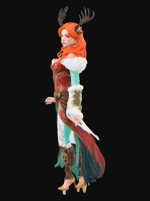 3D model for Enchanted Forest Queen