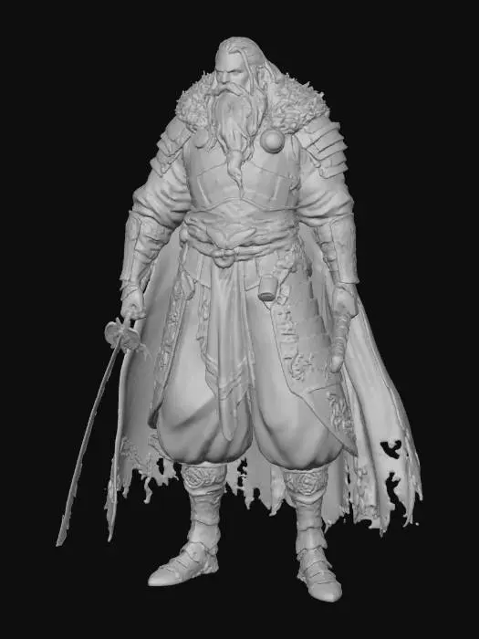 3D model for Warrior of the Frozen Flames