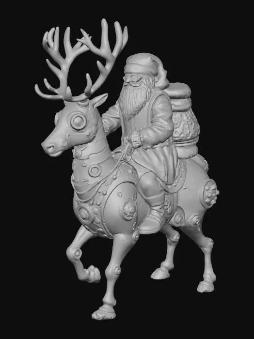 3D model for Steampunk Sleigh Ride