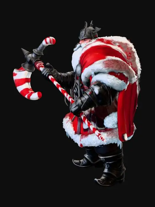 3D model for Santa Warrior