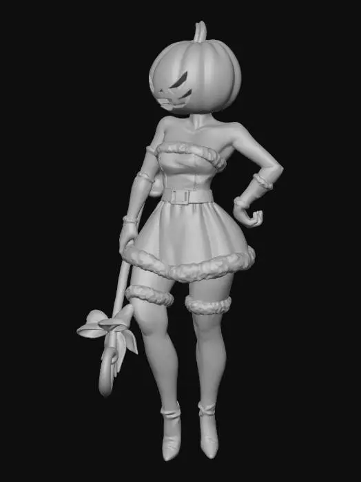 3D model for Pumpkin Candy Fashionista