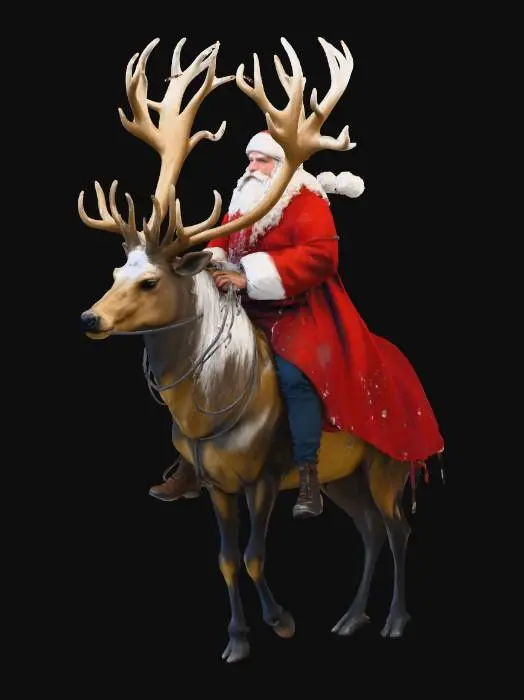 3D model for Santa's Stag Ride