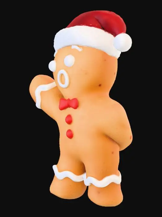 3D model for Festive Gingerbread Delight
