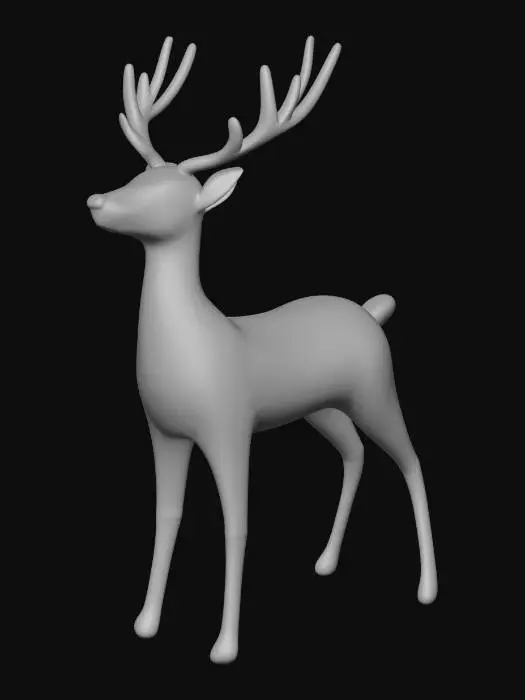 3D model for Christmas elk