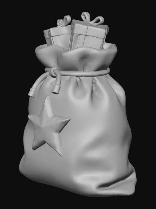 3D model for Holiday Gift Bag