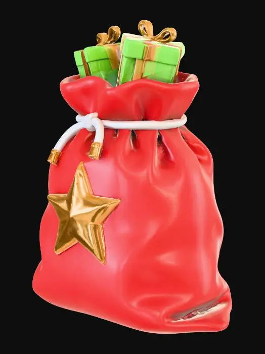 3D model for Holiday Gift Bag