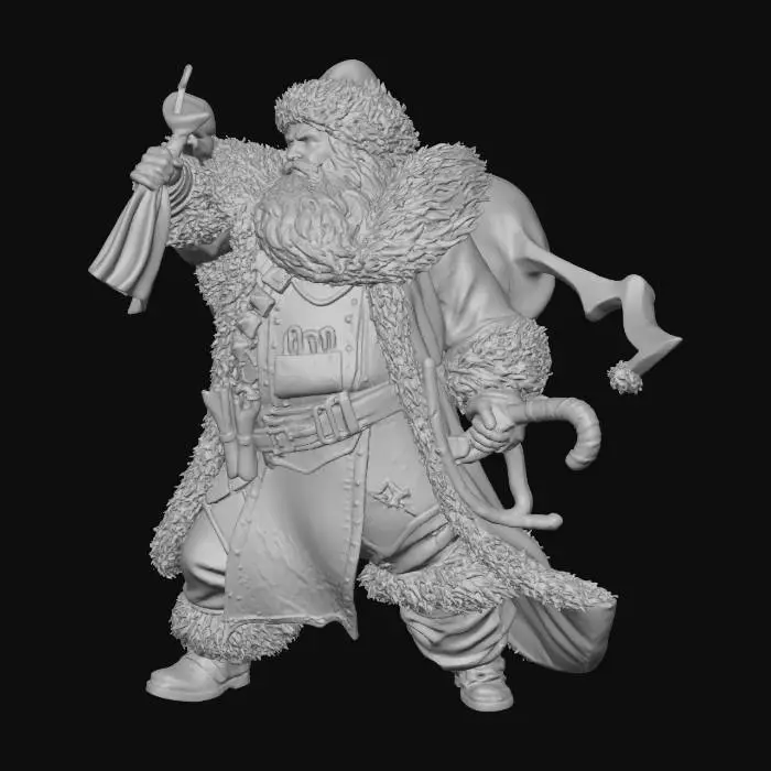 3D model for Winter Warrior Claus