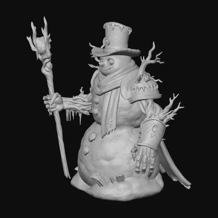 3D model for Frost Guardian Snowman