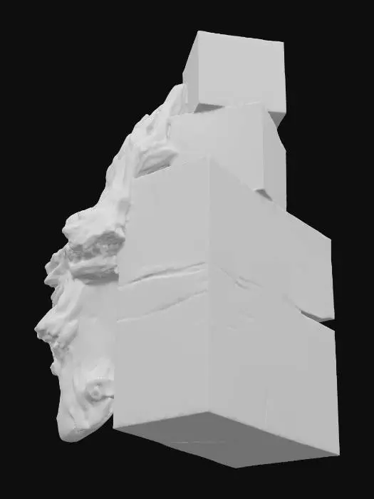 3D model for Juxtaposition of Forms