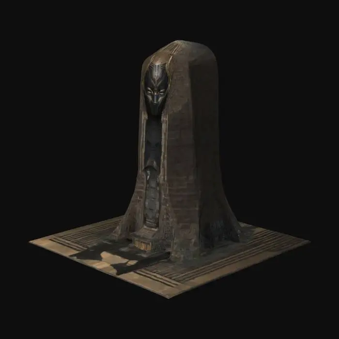 3D model for Create a similar version of Birnin Zana in Wakanda/Black Panther. Without the ground just one singular building each.