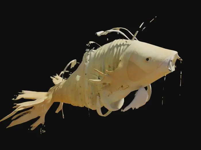 3D model for Illuminated Koi Lantern