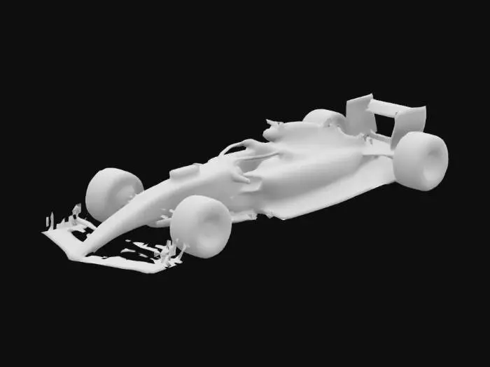 3D model for F1 car with obsidian textıre redbull black , verstappen